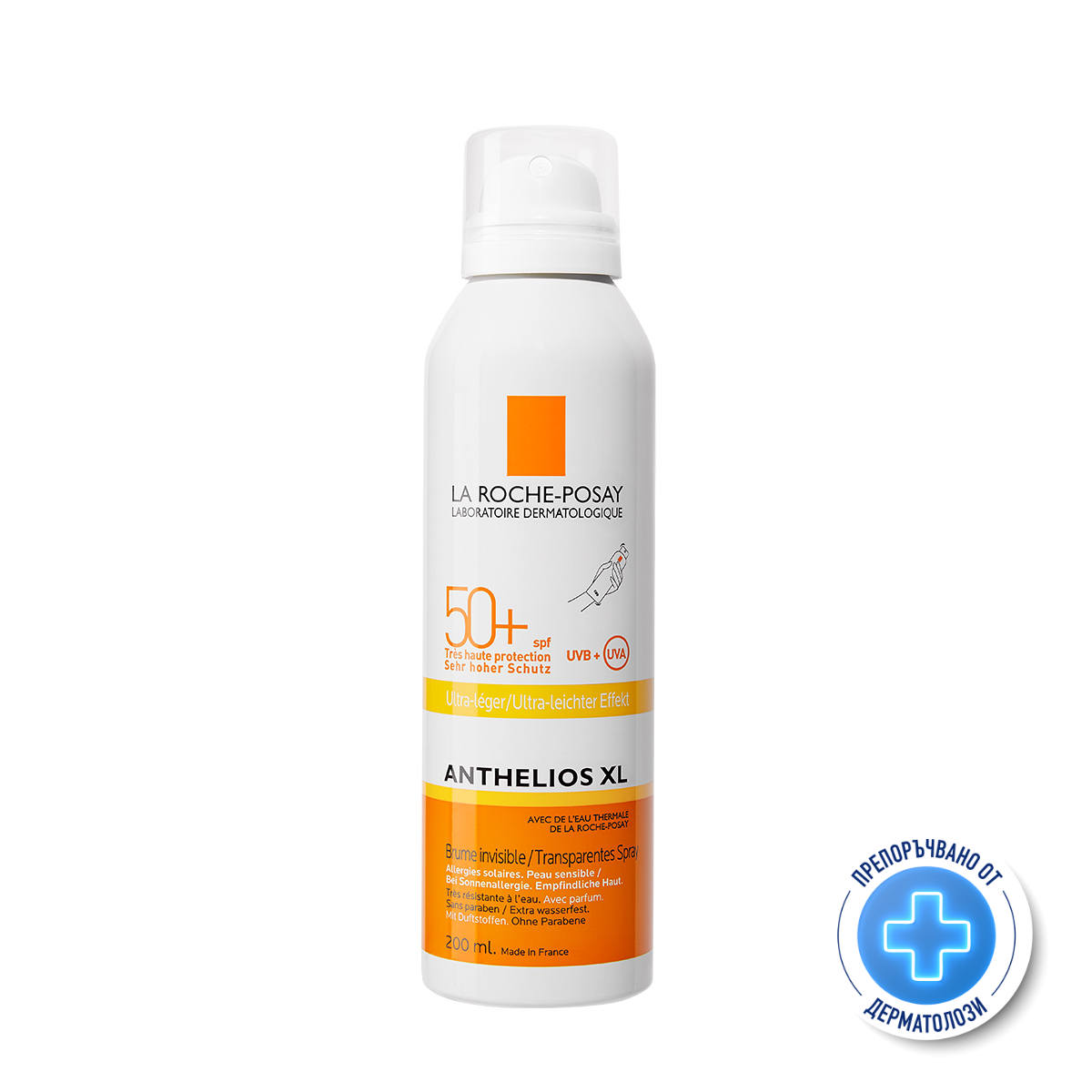 La Roche-Posay Anthelios Невидим слънцезащитен спрей-мист SPF50+ 200мл 420153