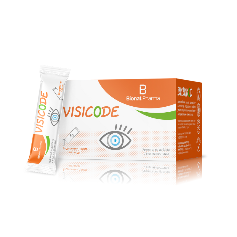 Визикод за подкрепа на нормалното зрение и зрителната острота 30 ородисперсни сашета