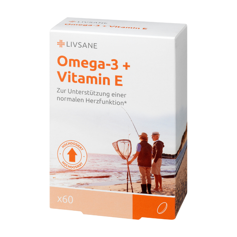 LIVSANE Омега-3 + витамин Е х60 капсули