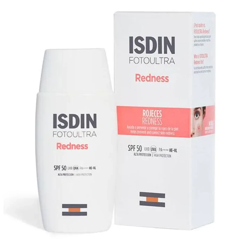 Isdin Fotoultra Redness Слънцезащитен флуид за кожа склонна към зачервяване SPF50 50 мл