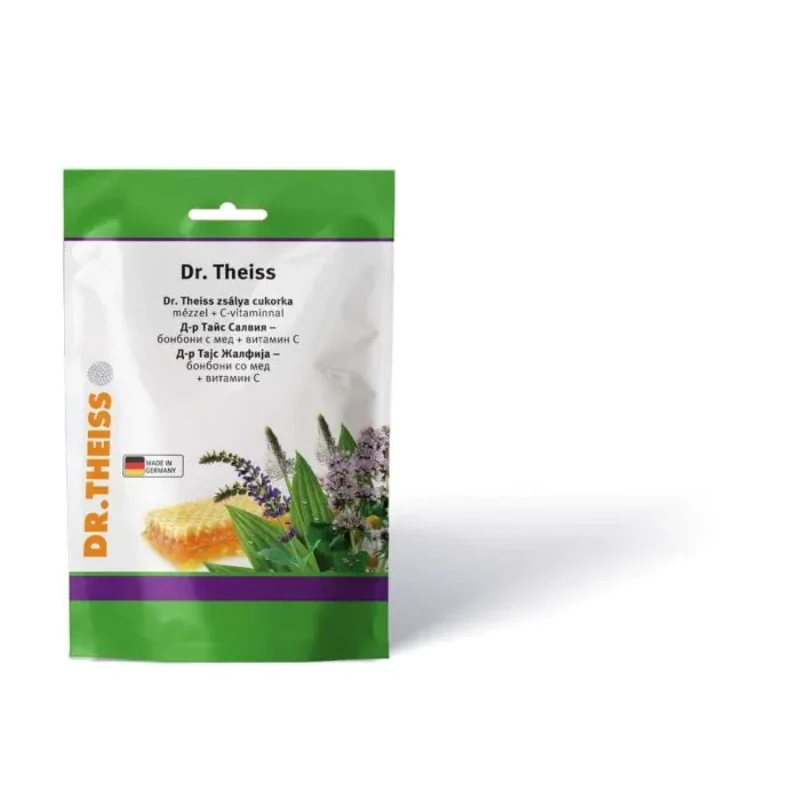 Dr. Theiss Бонбони Салвия с мед и витамин С 75 г