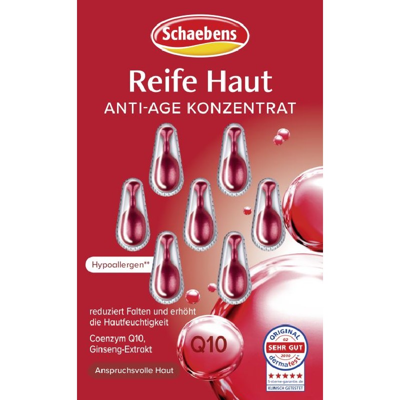 Schaebens капсули за лице с хиалуронова киселина и сечуански пипер