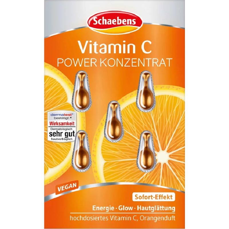 Schaebens озаряващи капсули за лице Vitamin C концентрат