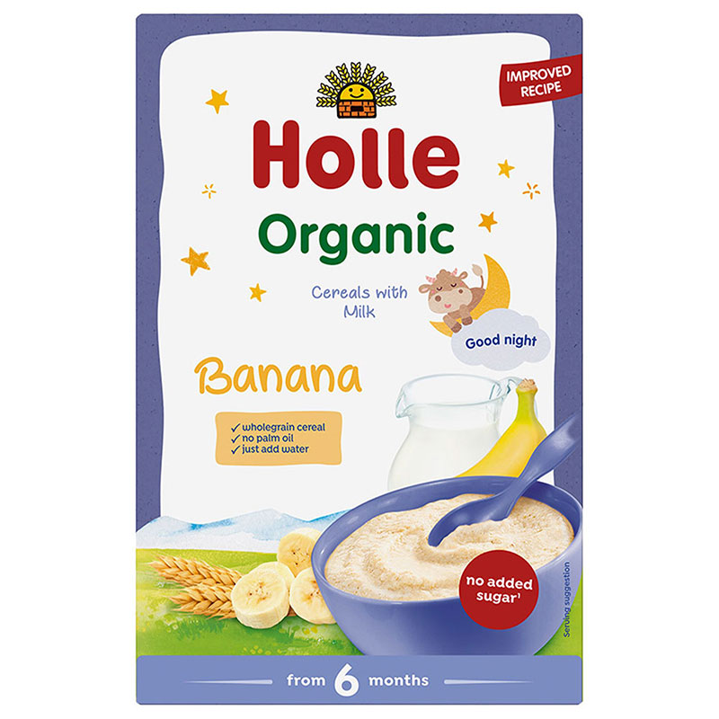 Holle Био млечна каша с банан 6+ месеца 250г