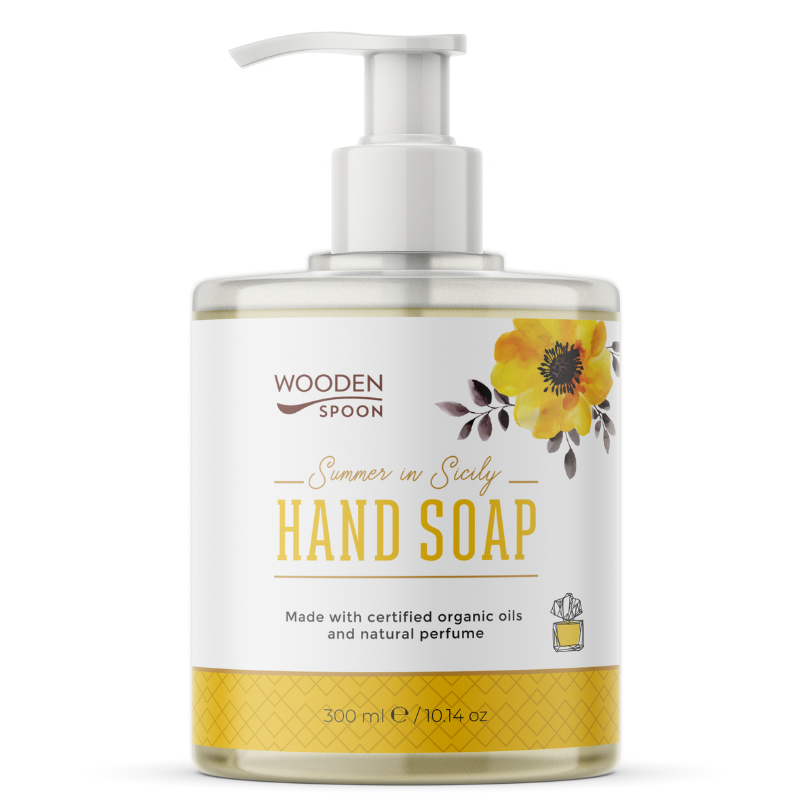 Wooden spoon Био течен сапун Summer in Sicily 300мл