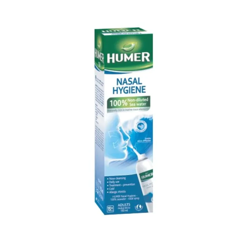 Хюмер за възрастни морска вода спрей за отпушване и почистване на носа 150мл