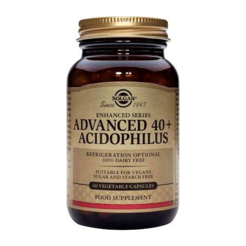 Solgar Advance 40+ Ацидофилус за стомашно-чревния тракт 60 капсули