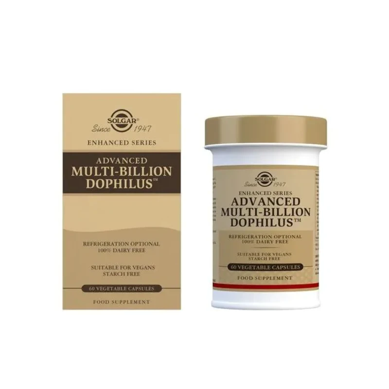 Solgar Advanced Мулти Билион Дофилус за стомашно-чревния тракт 60 капсули