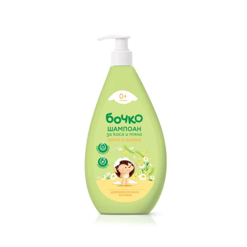 Бочко Бебешки шампоан лайка и липа 400мл