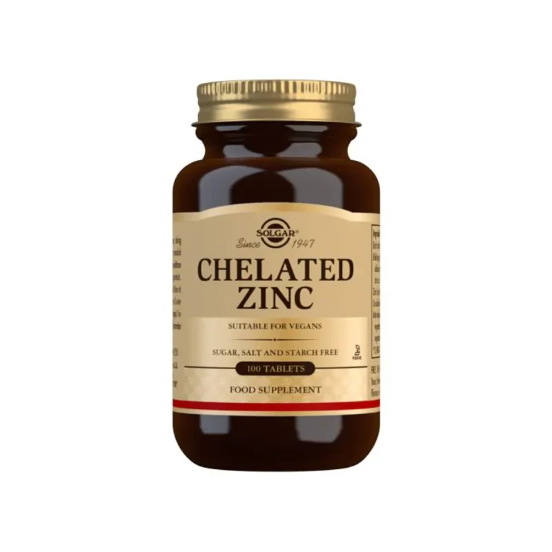 Solgar Хелатен цинк 100 табкетки
