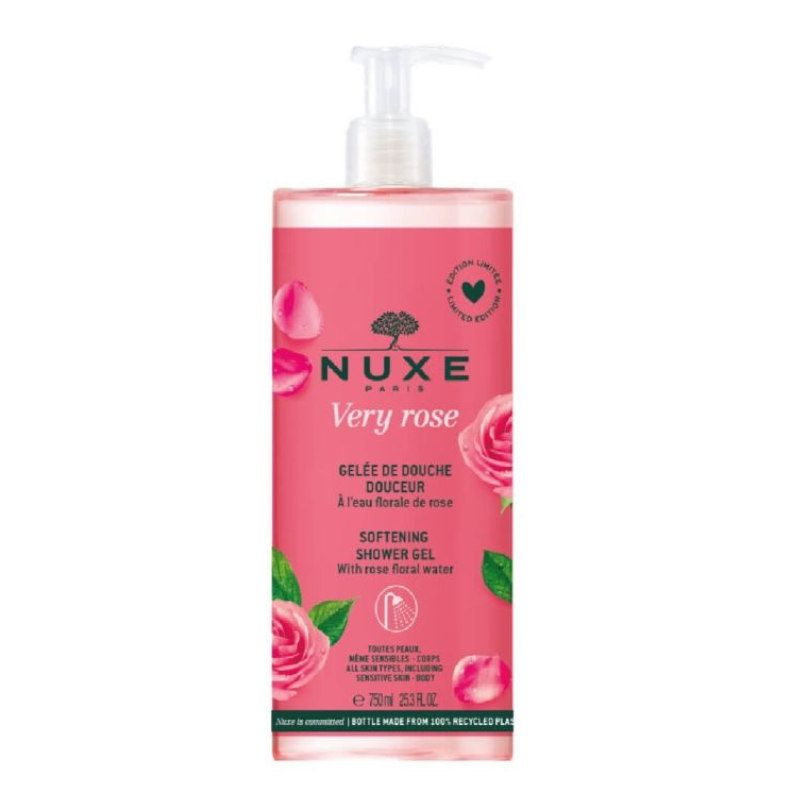 Nuxe Very Rose Soothing Shower Gel Душ гел 750 мл