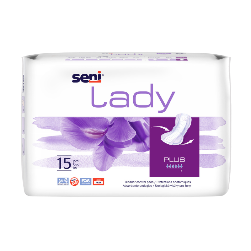 Seni Lady Plus Урологични дамски подложки 15 броя