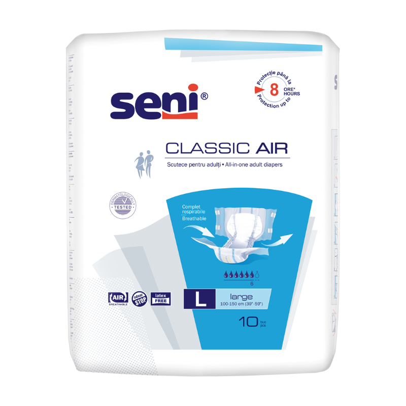 Seni Classic Air L Пелени за възрастни 10 броя