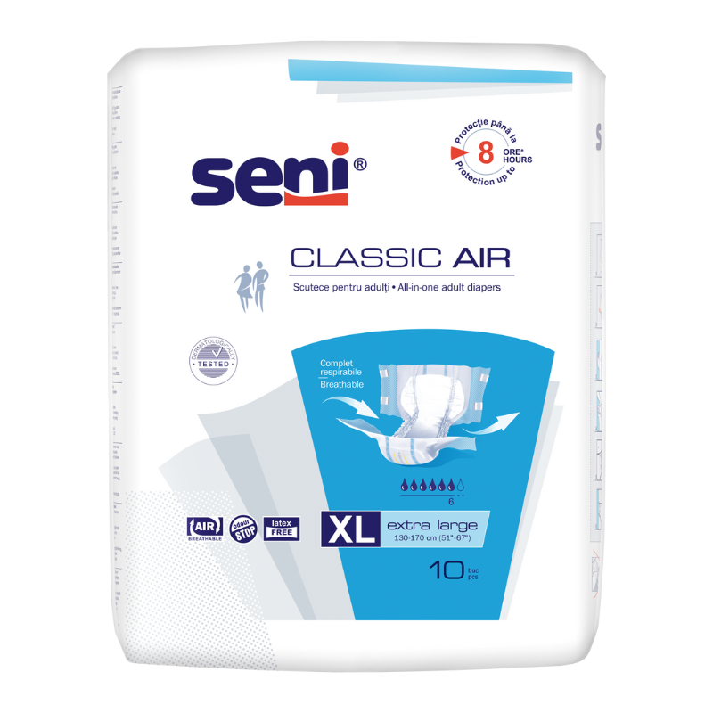 Seni Classic Air XL Пелени за възрастни 10 броя