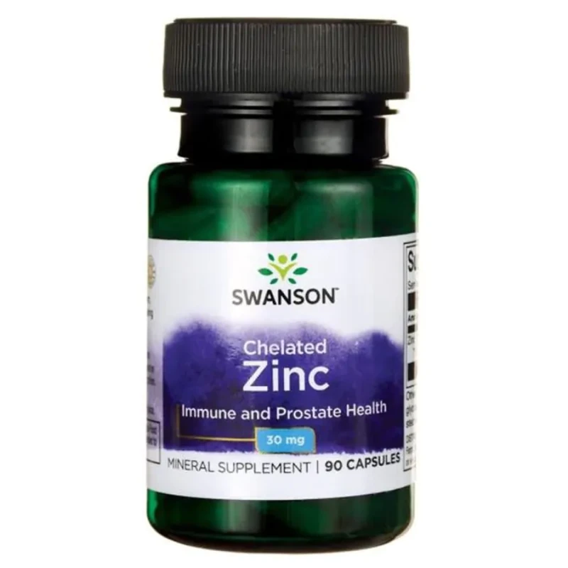 Swanson Хелатиран цинк за имунната система 90 капсули