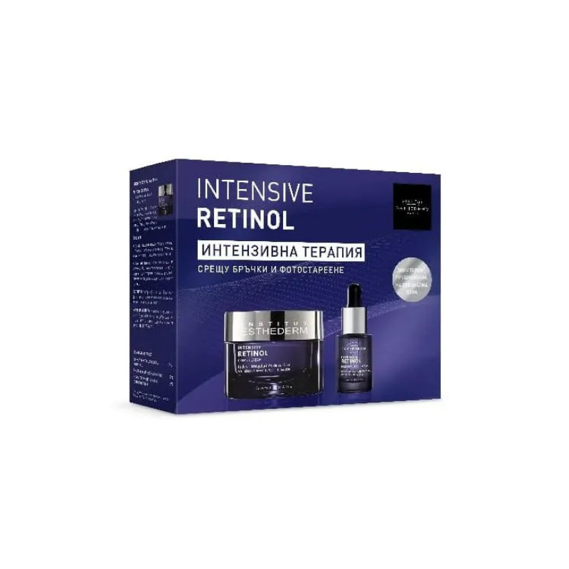Esthederm Intensive Retinol Крем за лице 50мл + Intensive Retinol Серум олио за лице с ретинол 15мл