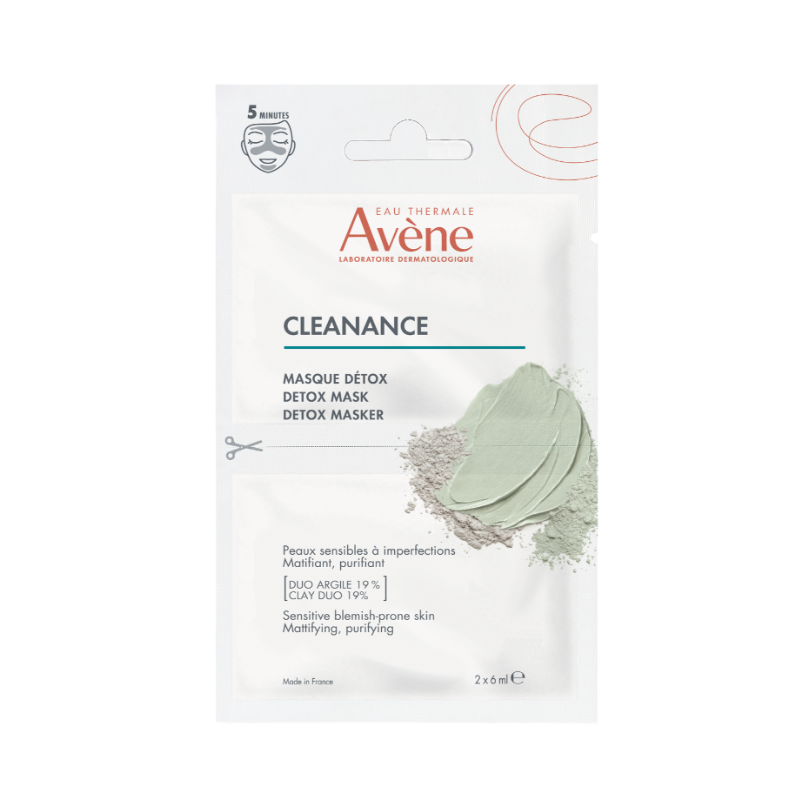 Avene Cleanance Детоксикираща маска-ексфолиант 12мл