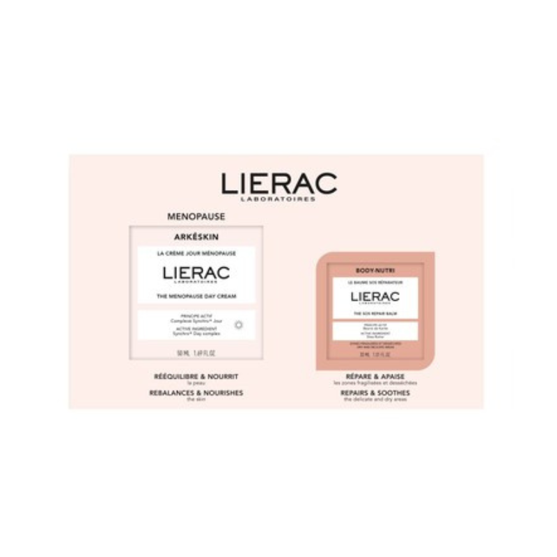 Lierac Arkeskin дневен крем 50мл + Body-Nutri Универсален балсам за чувствителни зони 30мл