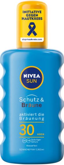 Nivea sun protect&amp;bronze спрей spf30 200мл/85445