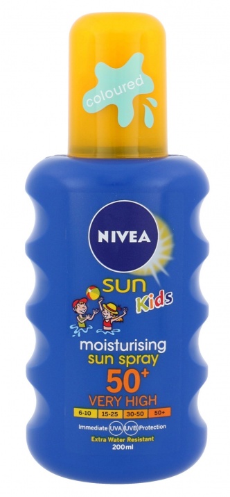 Nivea sun деца спрей spf50+ цветен 200мл