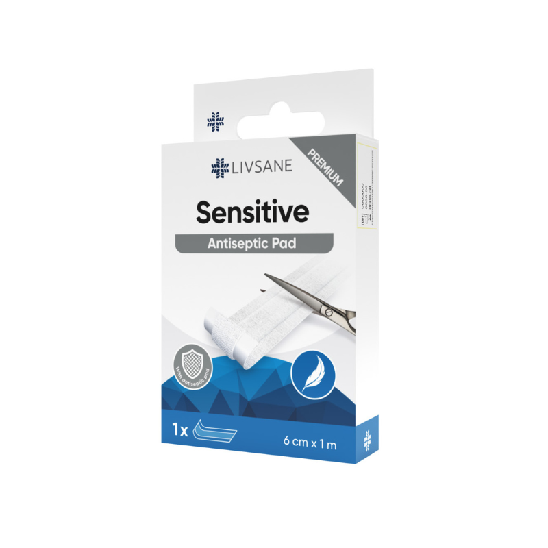 LIVSANE Premium sensitive Лента пластир 6см/1м