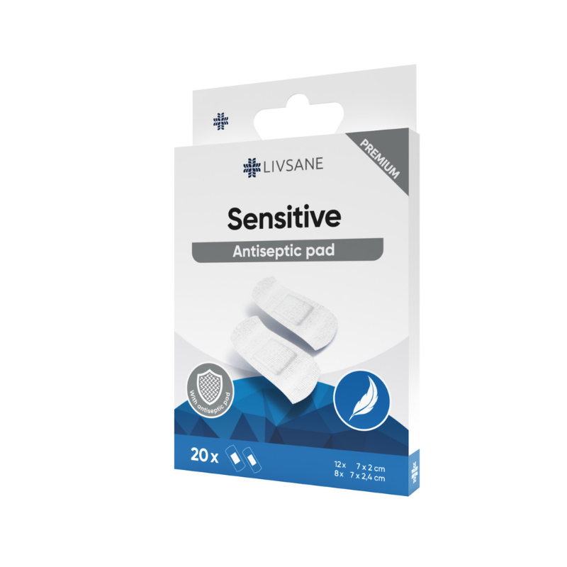 LIVSANE Premium sensitive Пластири в два размера 20 броя