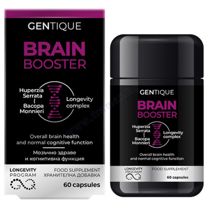 Gentique Дълголетие Мозъчна дейност и когнитивна фунция 60 капсули