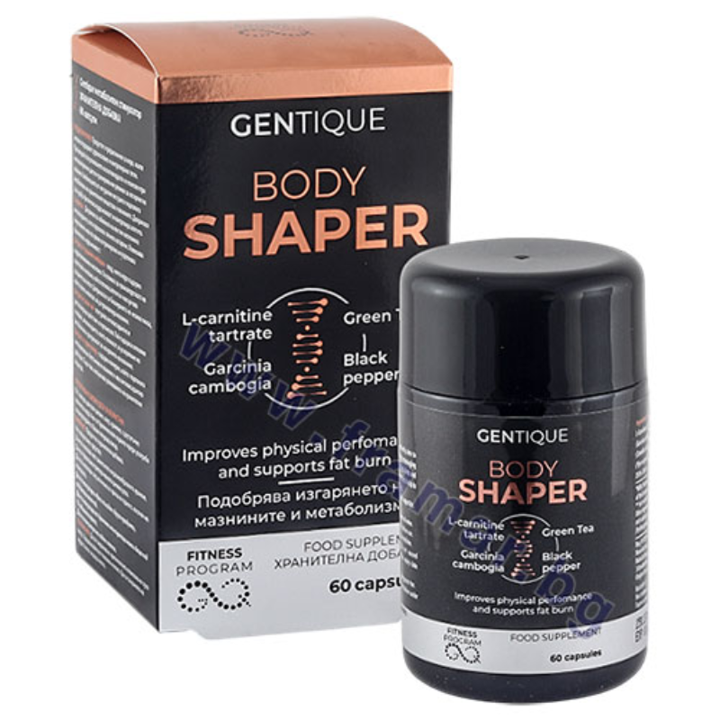 Gentique Фитнес Метаболитен стимулатор- подобрява изгарянето на мазнините и метаболизма 60 капсули
