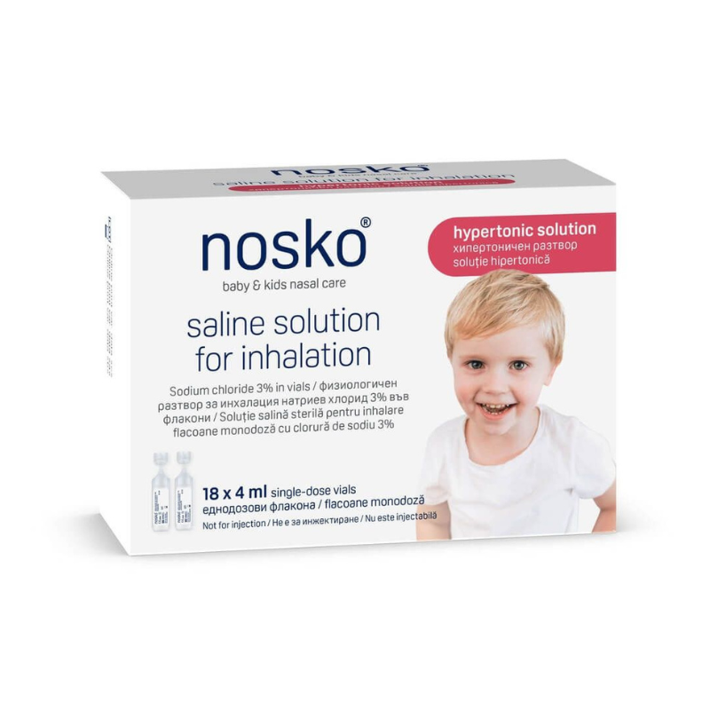 Nosko Хипертоничен разтвор 3% 18 броя 4мл