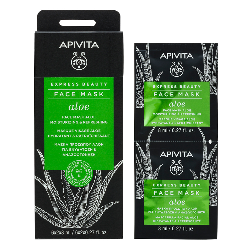 Apivita Express Beauty Маска с алое 6х2 броя