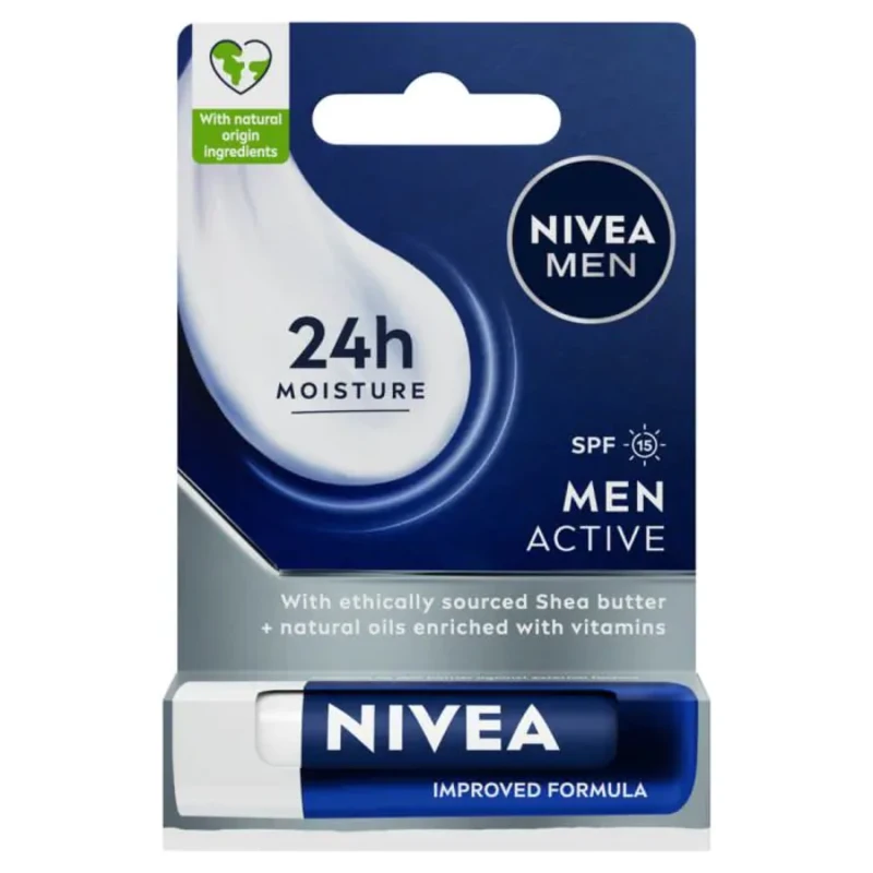 Nivea балсам за устни men 4.8г /85152/