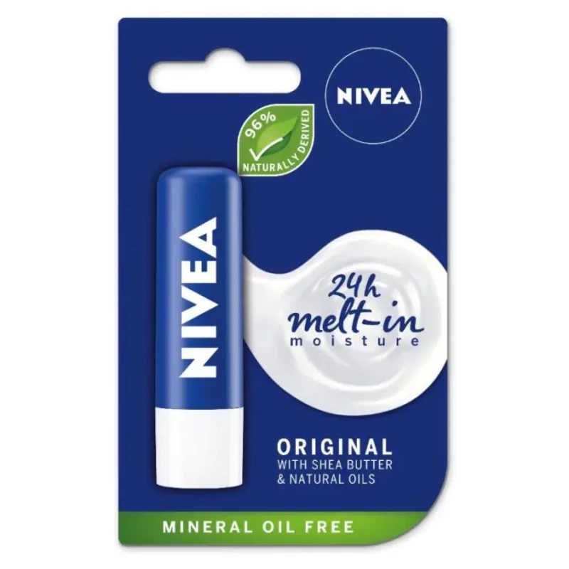 Nivea балсам за устни класик 4,8гр /85061/