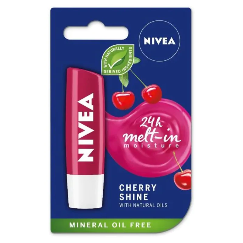 Nivea балсам за устни череша 4,8гр /85077/