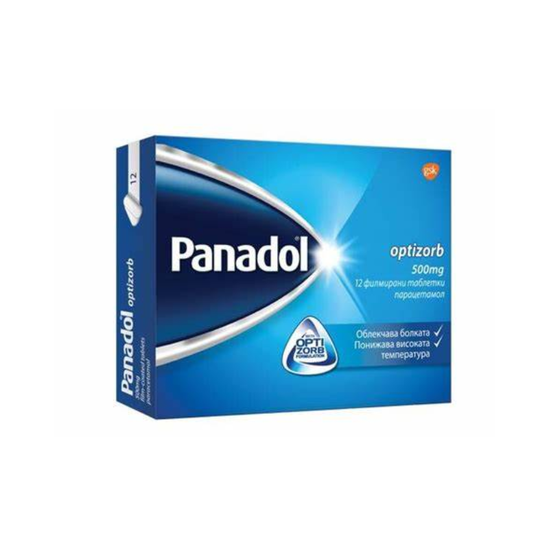 Панадол оптизорб таблетки при висока температура и болка 500мг х12