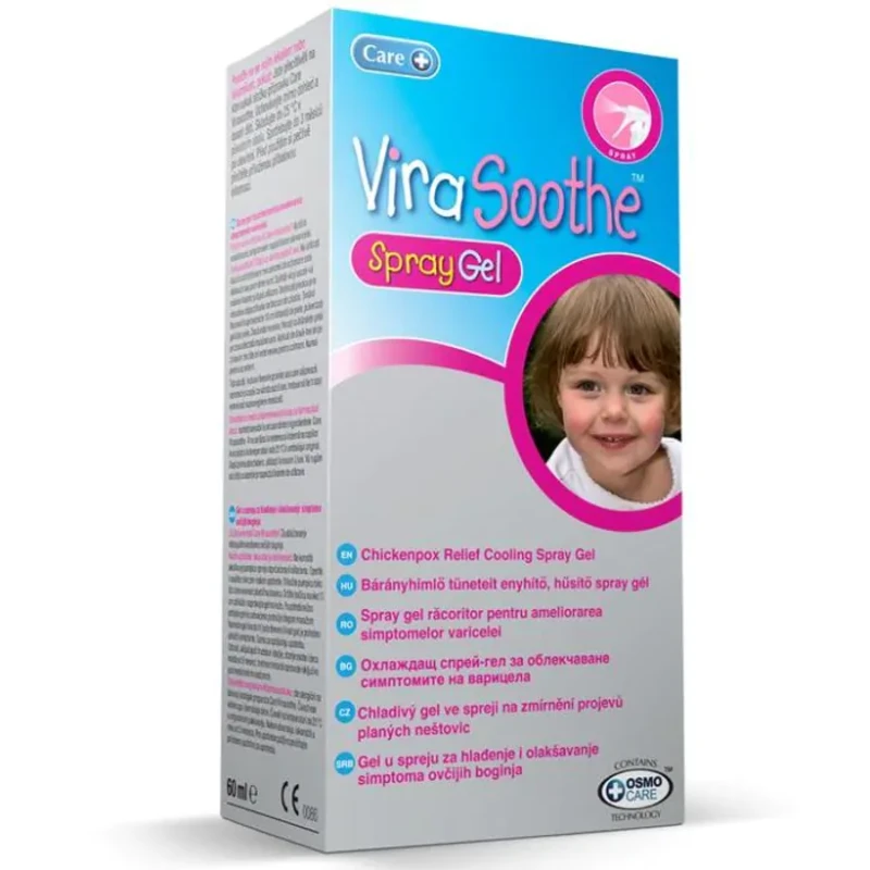 Вирасут спрей гел с охлаждащ ефект при варицела 60мл