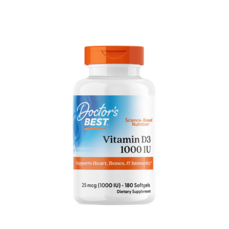 Витамин D3 1000IU х 180, Doctor's Best