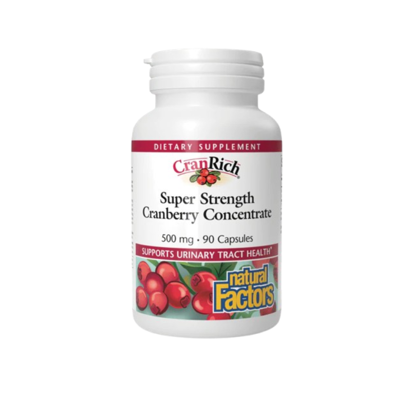 CranRich Червена боровинка концентрат капсули при пикочни и уринарни инфекции х90 Natural Factors
