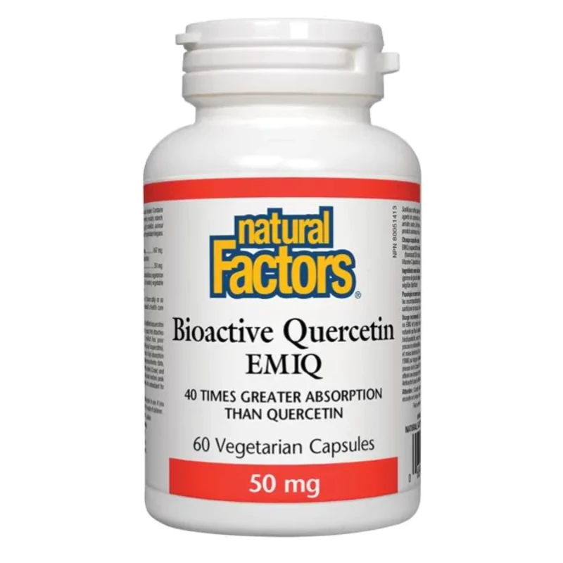 Кверцетин EMIQ капсули за антиоксидантна защита 50мг х60 Natural Factors