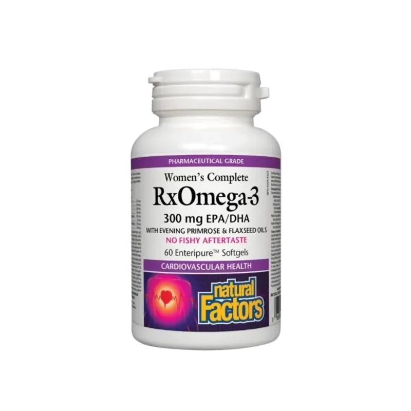 Омега-3 капсули за жени за сърдечно-съдова система 1035мг х60 Natural Factors