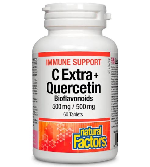Кверцетин 500мг + витамин С 500мг х60 Natural Factors