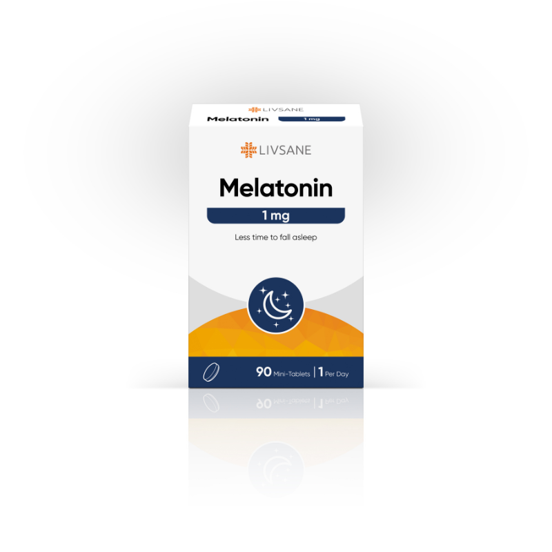 LIVSANE Мелатонин 1мг 90 таблетки