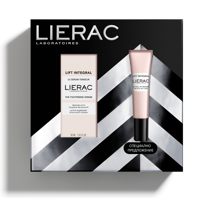 Комплект Lierac Lift Integral Стягащ лифтинг серум 30мл + Околоoчен лифтинг крем 15мл