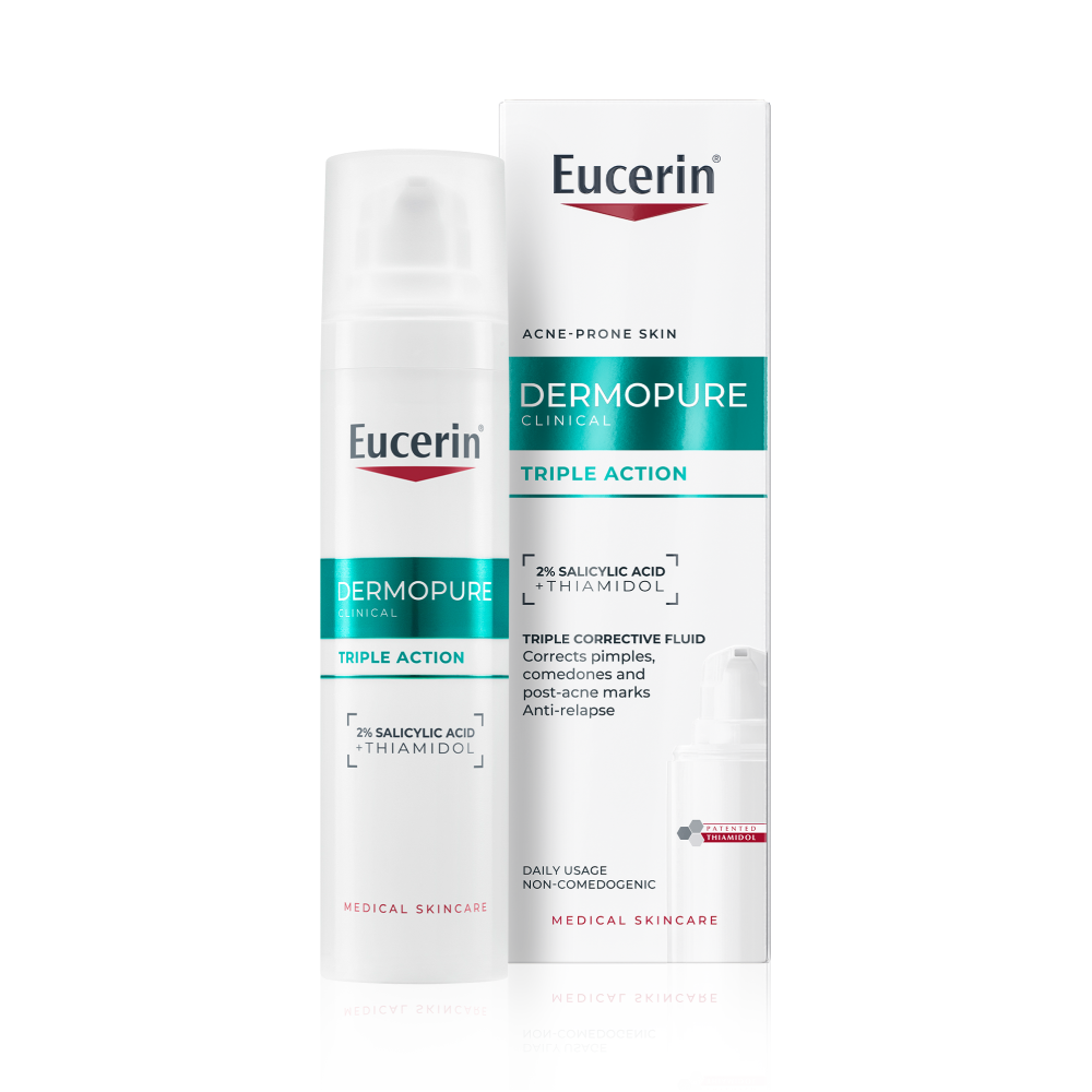 Eucerin Dermopure Clinical Коригиращ флуид с тройно действие 40мл