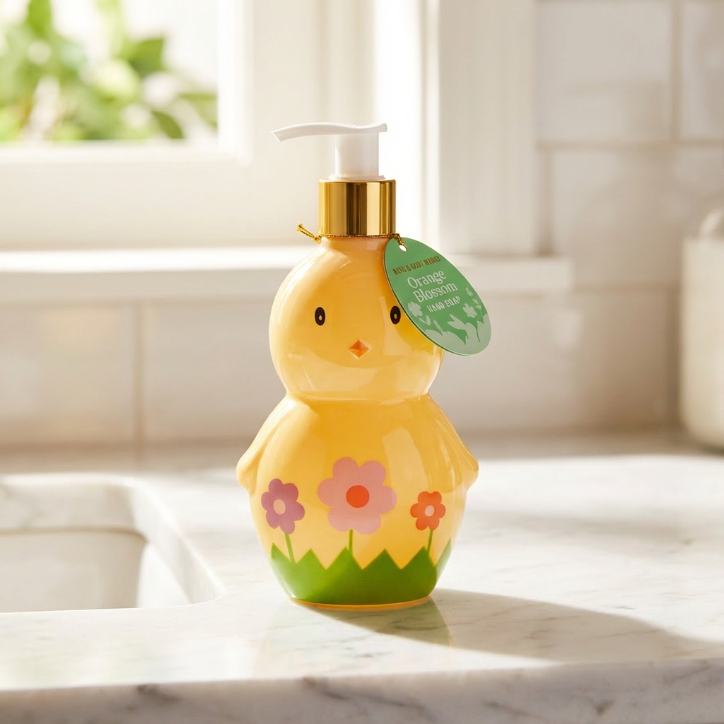 TAKE TIME Течен сапун за ръце портокалов цвят пиленце 290мл