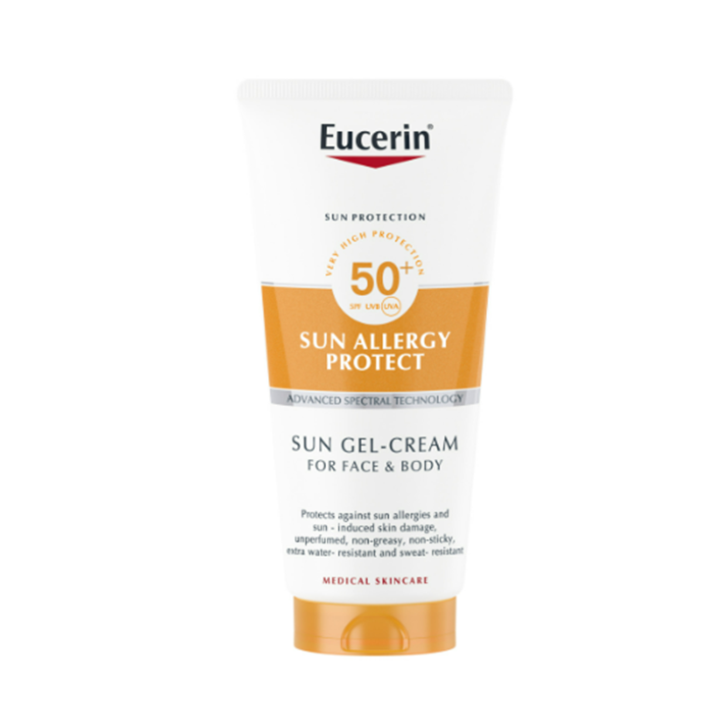 Eucerin Allergy Protect Слънцезащитен гел-крем SPF50+ при слънчеви алергии 150мл
