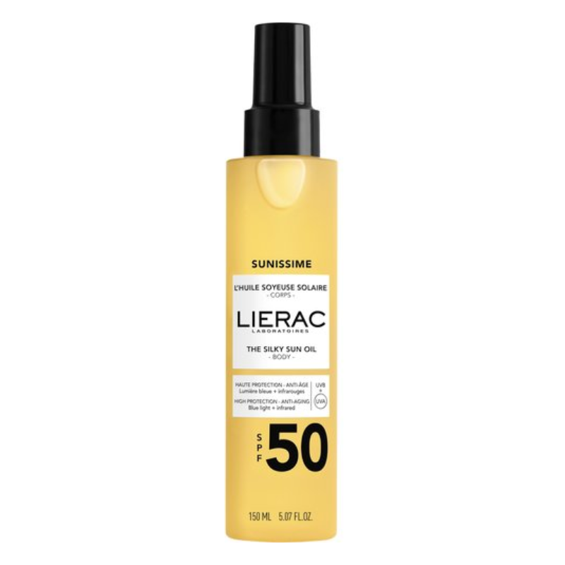 Lierac Sunissime Слънцезащитно копринено олио за тяло SPF50 150мл