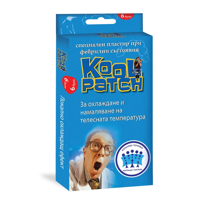 Куул пач микс ароматни лепенки при фебрилни състояния х6