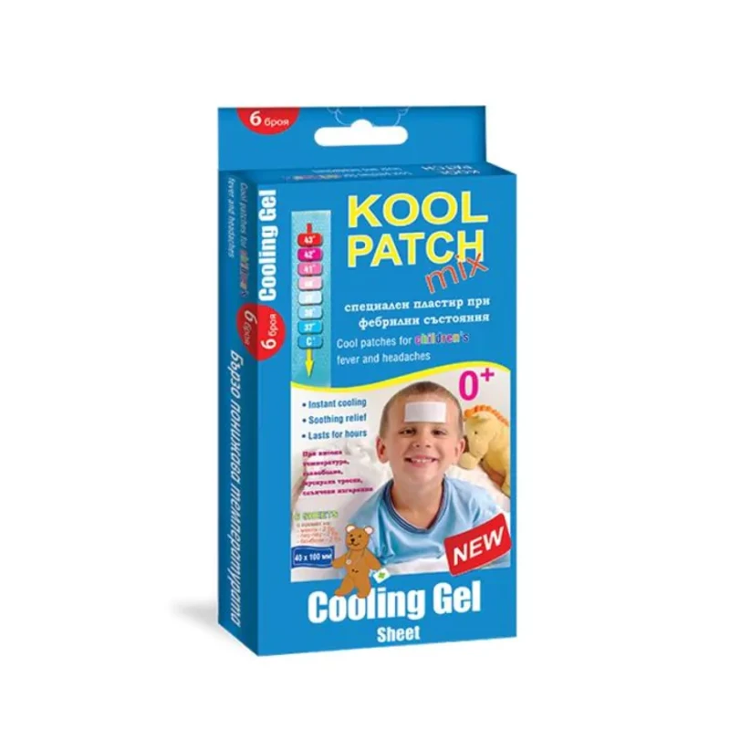 Куул пач ароматни лепенки при висока температура, главоболие, махмурлук х6