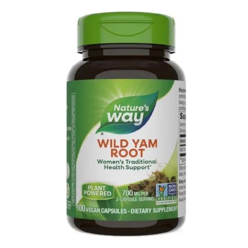 Див ям/сладък картоф/ капсули при менопауза, ПМС и хормонален дисбаланс 425мг х100 Nature&#039;s Way