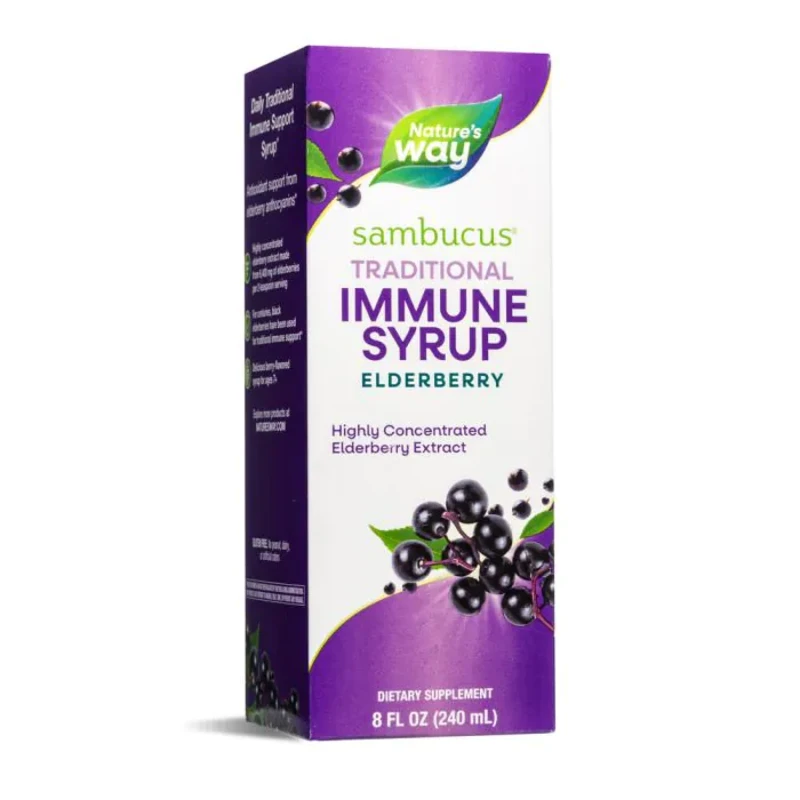 Самбукус сироп при грип и настинка 240мл Nature&#039;s Way